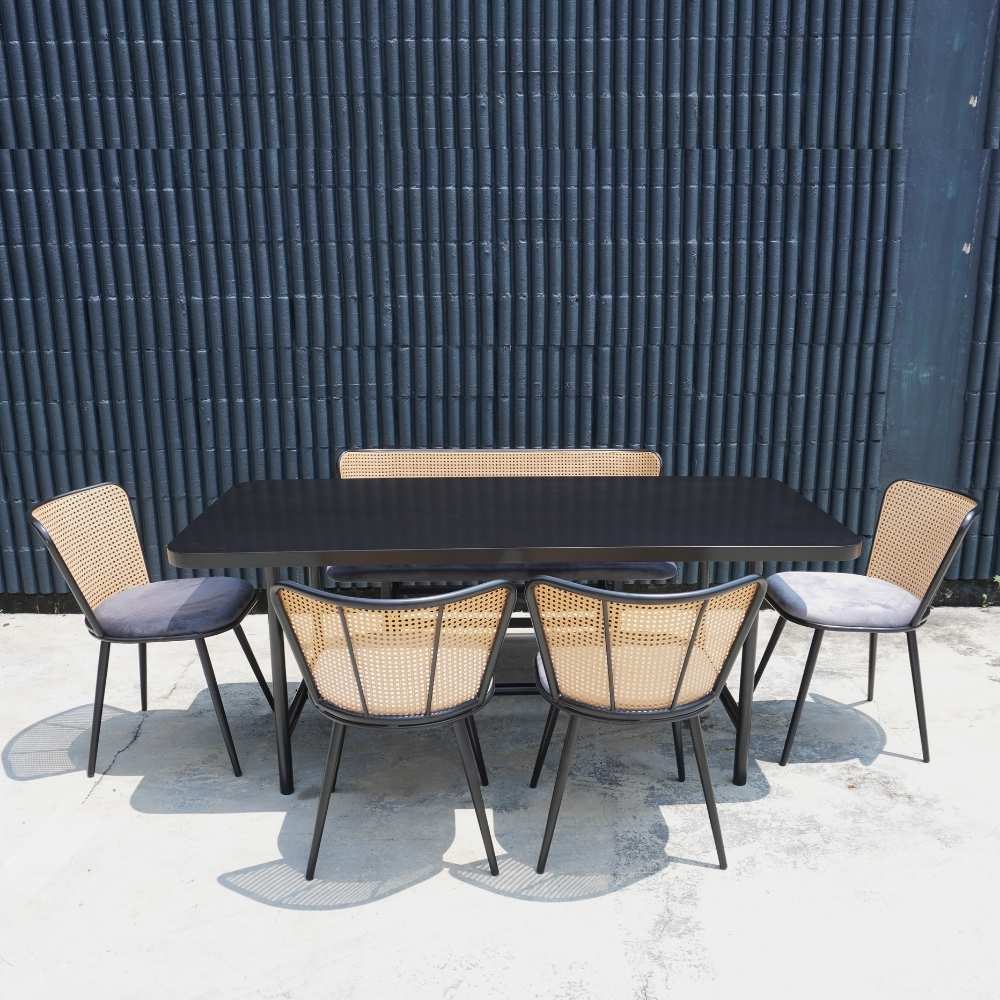 Caneva Dining Set | Rattan Crafted Dining Set KL | Grabit
