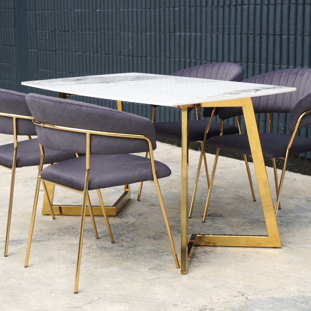 Cera Dining Set | Luxury Marble Dining Set KL | Grabit