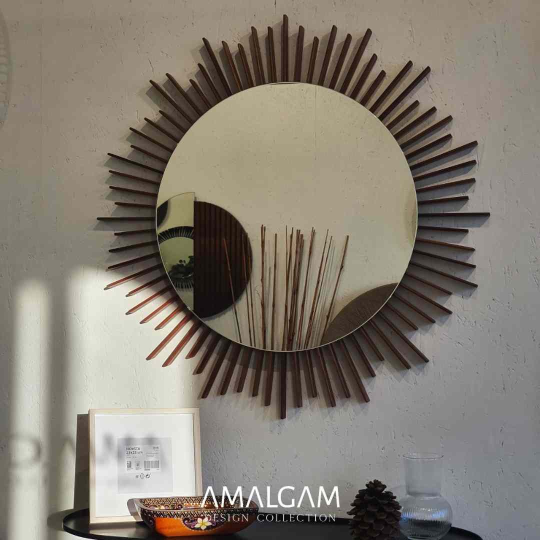 Bask Collection | Varnished Nyatoh Timber Material | Grabit