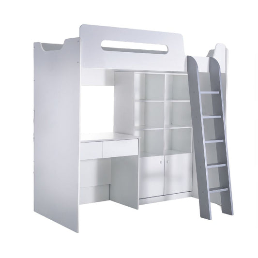 StudyNest Single Loft Bed | Loft Bed with Desk | Grabit