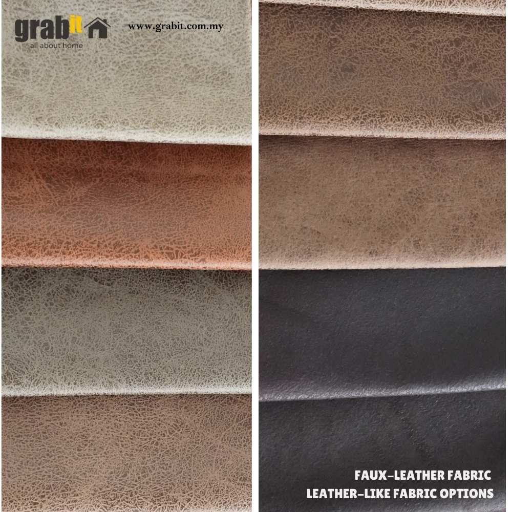 Faux-Leather Fabric Leather-Like Fabric Options