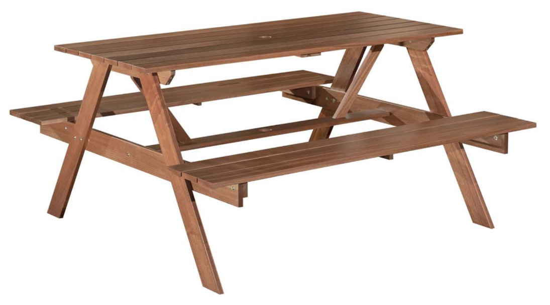 Kelah Picnic Bench Set | Modern Outdoor Furniture | Grabit