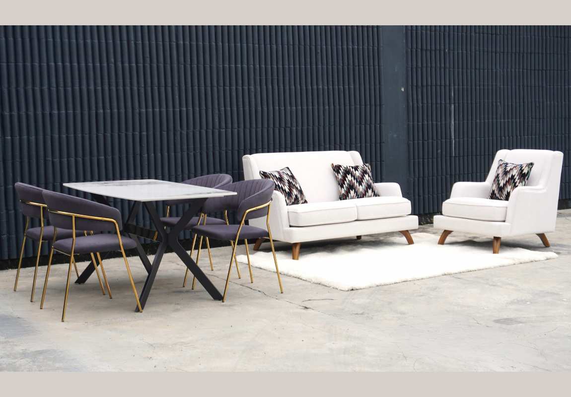 Dining Set + Sofa Set | Perfect Pair Package | Grabit