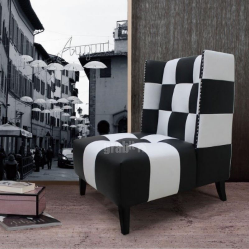 Werner Leather Chair | Living Room Furniture Online | Grabit