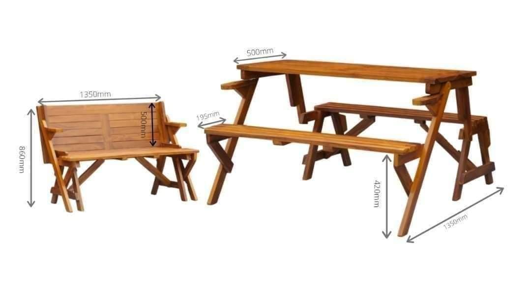 Apex Convertible Bench | Outdoor Furniture Malaysia | Grabit