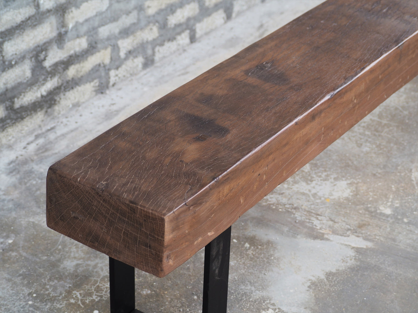 Chengal Railway Sleeper Bench | Durable Outdoor Furniture | Grabit