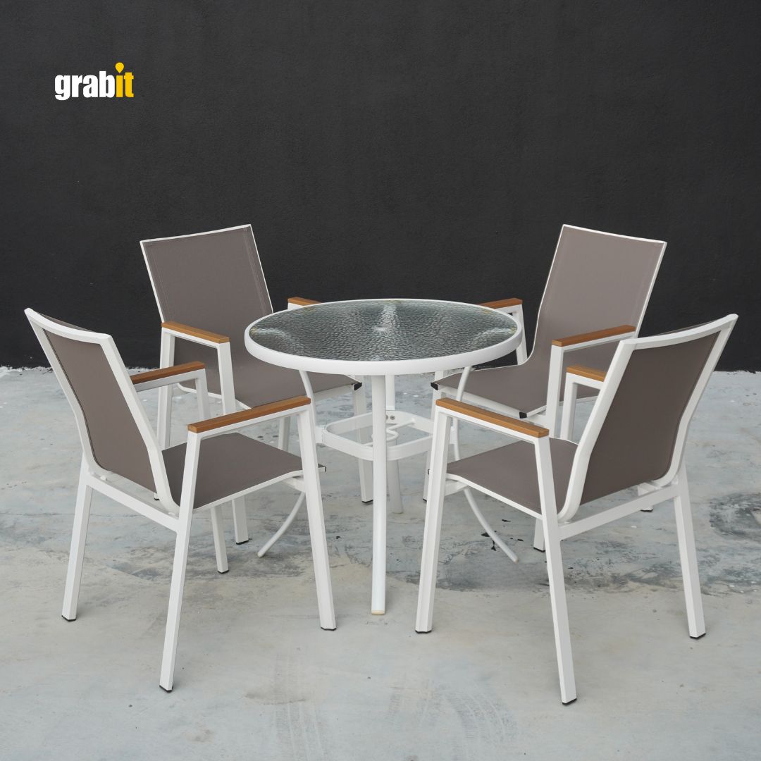 Elise Outdoor Table Set | Stylish Outdoor Furniture | Grabit