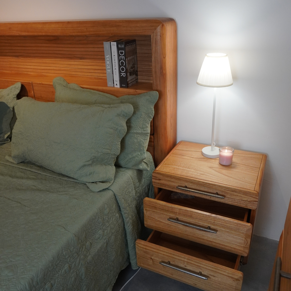 Troy Side Table | Mindi Wood Kuala Lumpur | Grabit