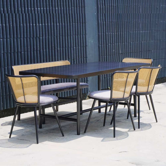 Caneva Dining Set | Rattan Crafted Dining Set KL | Grabit