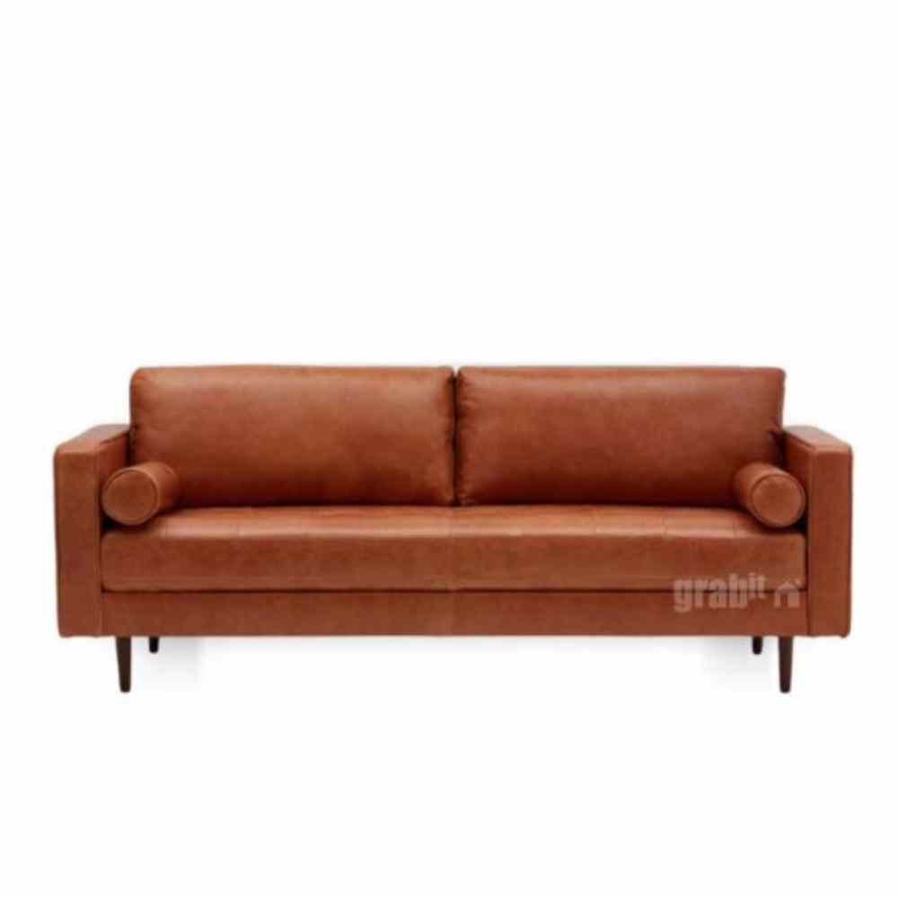 Alvin Leather Sofa