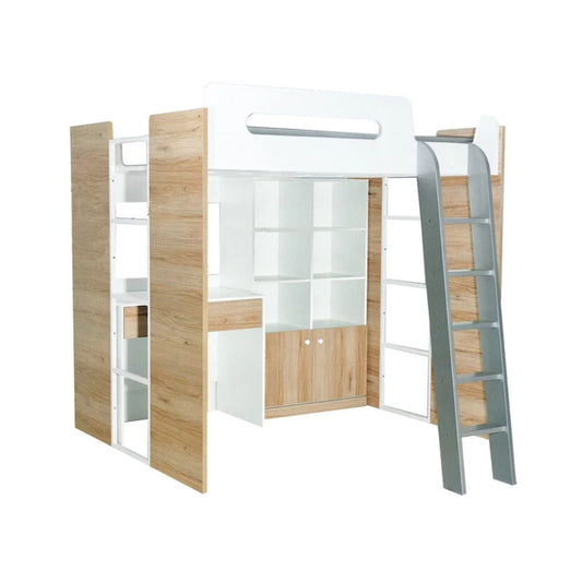 Lumio Queen Loft Bed | Loft Bed with Desk | Grabit
