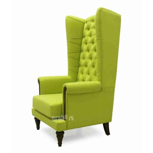 Lajwa High Back Armchair | Mid-century Modern Living Room Furniture | Grabit