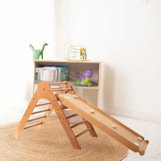 Unicraft Pikler Triangle Set with Ramp | Kids Climbing Toy | Grabit