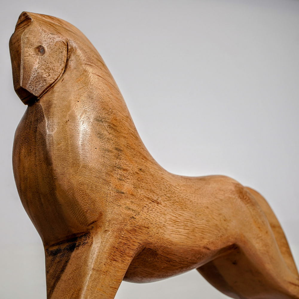 Rainforest Wooden Horse Centerpiece