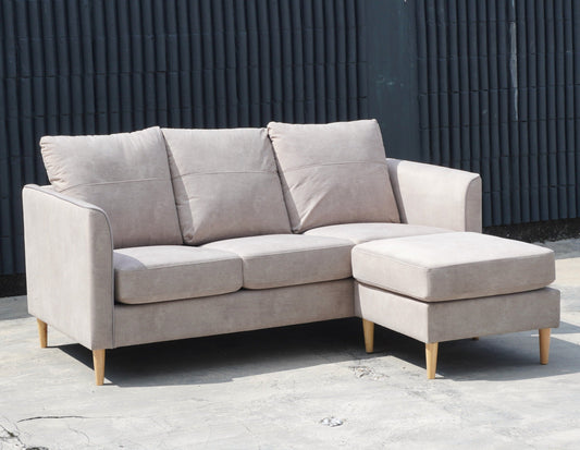 Omia 3 Seater + Ottoman (Pet Friendly) | Durable Living Room Furniture | Grabit 